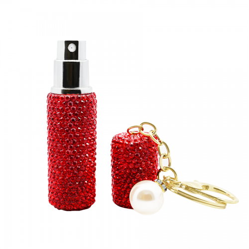 MINI BOTTIGLIA PORTATILE DI PROFUMO CON STRASS - OMQ24100A826