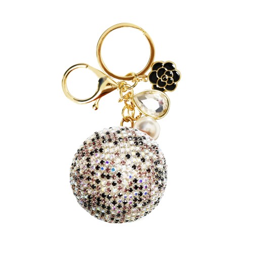 PORTACHIAVI NATALE A PALLINA CON STRASS - OMQ2480A218