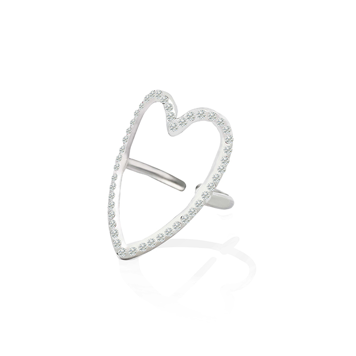 ANELLO CUORE REGOLABILE - OY24624A48