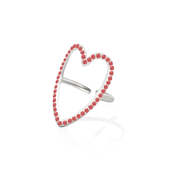 ANELLO CUORE REGOLABILE - OY24624A48