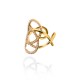 ANELLO FIRORE STRASS - OY24624A50 ORO