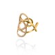 ANELLO FIRORE STRASS - OY24624A50 ORO