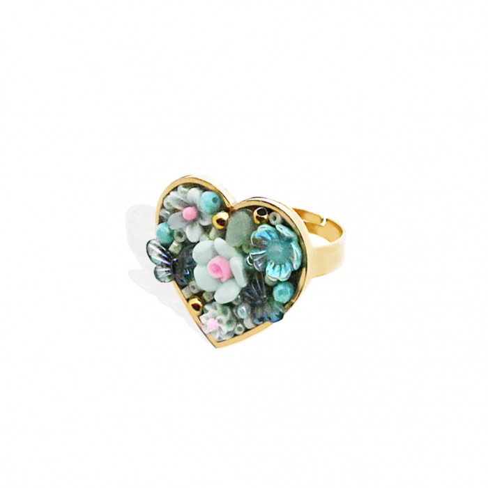 ANELLO CUORE REGOLABILE - OY2472A41