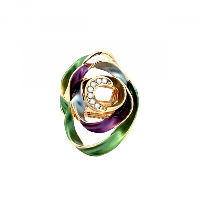 ANELLO ELASTICO FIORE SMALTATO - SW2348E923