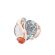 ANELLO ELASTICO SMALTATO CON STRASS E PIETRE - SW24464A175