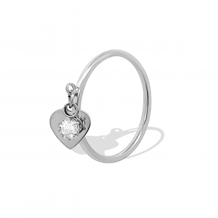 ANELLO CON CUORE E ZIRCONE - XP2248D498