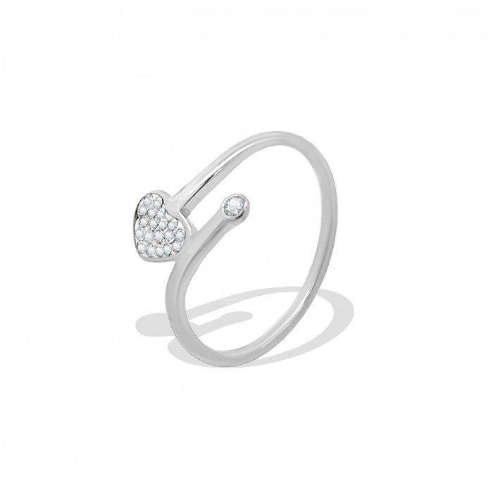 ANELLO CON CUORE E STRASS - XP22536D495