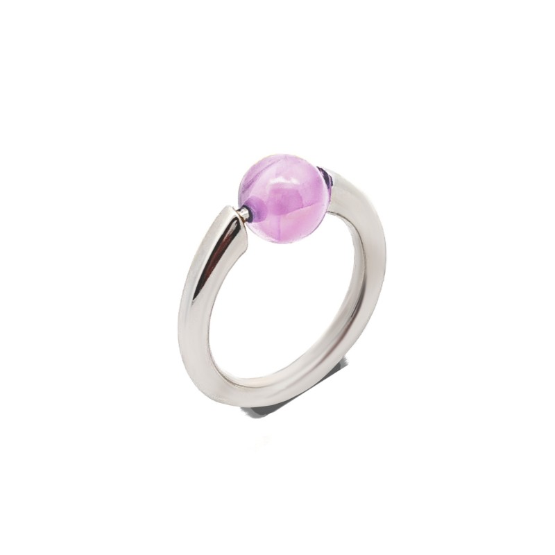 ANELLO CON PALLINA ROTANTE - ZY731384A35