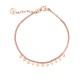 BRACCIALE CATENA GOURMETTE CON ROSE DEI VENTI - 201224072C58