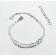 BRACCIALE CATENA SNAKE CON ZIRCONIA - AG223572B98