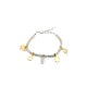 BRACCIALE PEPITE CON CHARMS GATTO STRASS - AJJ18050552B6