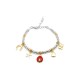 BRACCIALE PEPITE CON CHARMS COCCINELLA - AJJ5827496D10