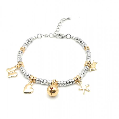 BRACCIALE PEPITE CON CHARMS CAMPANELLA - AJJ5827496D9