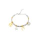 BRACCIALE PEPITE CON CHARMS DELFINO STRASS - AJJ6108520E10