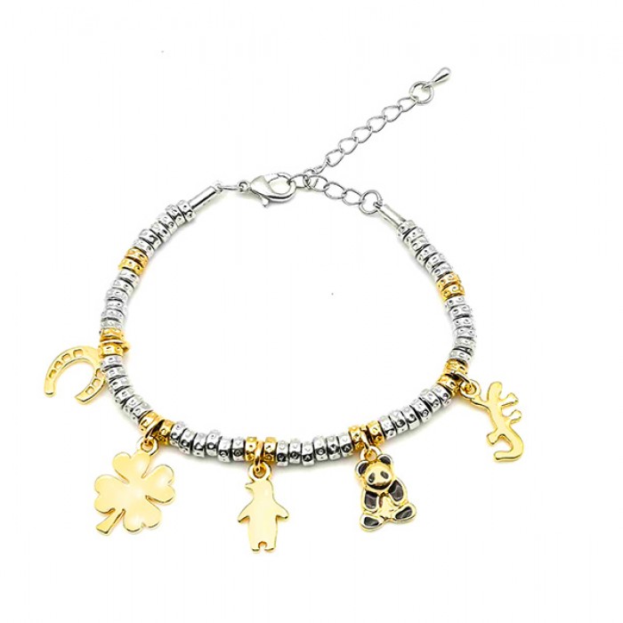 BRACCIALE PEPITE CON CHARMS PANDA - AJJ9842496