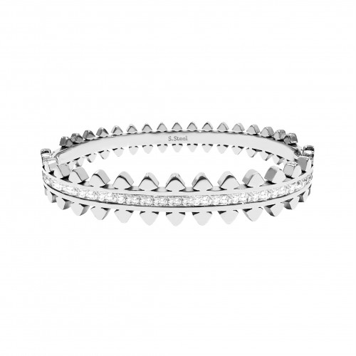 BRACCIALE RIGIDO CON ZIRCONIA - DH22100D336