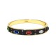 BRACCIALE RIGIDO SMALTO CON ZIRCONIA - DH22100D348