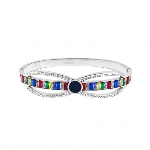 BRACCIALE RIGIDO CON ZIRCONIA - DH22100D352