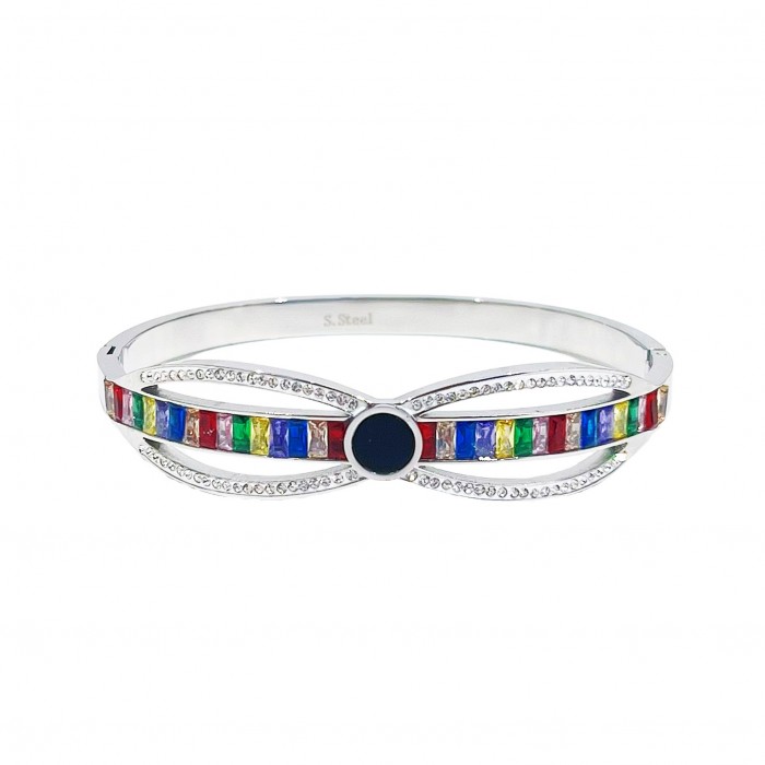 BRACCIALE RIGIDO CON ZIRCONIA - DH22100D352