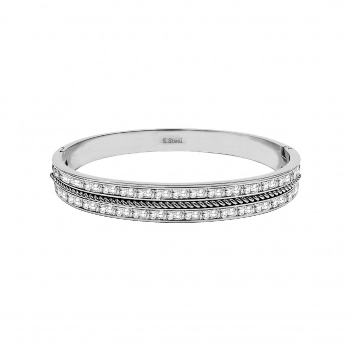 BRACCIALE RIGIDO ZIRCONIA - DH22100D355 