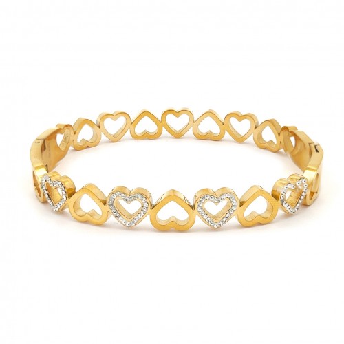 BRACCIALE RIGIDO CON CUORE - DH2296D317