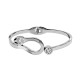 BRACCIALE RIGIDO A MOLLA CON SERPENTE - DH2296D319