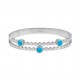 BRACCIALE RIGIDO CON PIETRA - DH2296D326