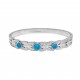 BRACCIALE RIGIDO CON PIETRA - DH2296D327