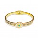 BRACCIALE RIGIDO A MOLLA CON MADREPERLA - DH2388E529