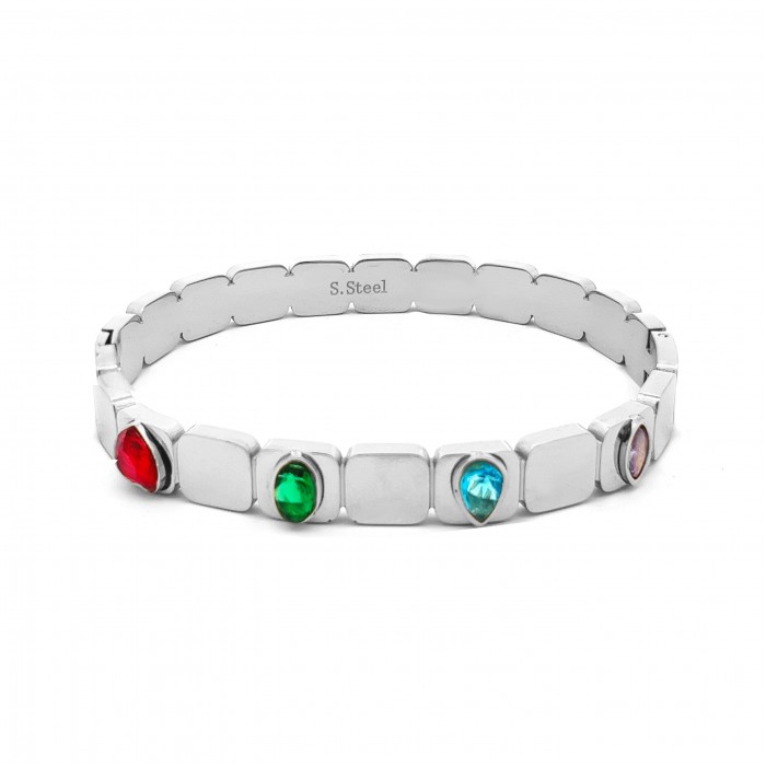 BRACCIALE RIGIDO CON ZIRCONIA - DH2388E533