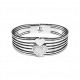 BRACCIALE RIGIDO A MOLLA CON CUORE - DH2388E540