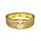 BRACCIALE RIGIDO A MOLLA CON CUORE - DH2388E540