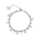 BRACCIALE CATENA GOURMETTE CON PENDENTI - DY21121180H33