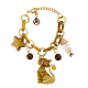 BRACCIALE IN RESINA CON CHARMS GATTO - FT2260D300