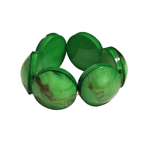 BRACCIALE ELASTICO MEZZA SFERA IN ACRILICO  - FT24104A836