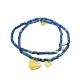 BRACCIALE ELASTICIZZATO CON PIETRA E CUORE - GD23150E833