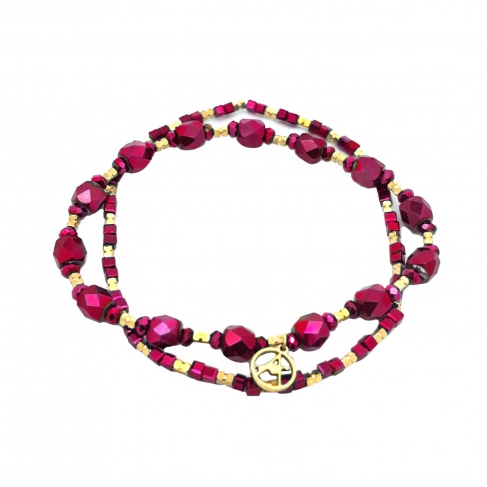 BRACCIALE ELASTICIZZATO CON CRISTALLO - GD23169E818