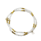 SET DI 2 BRACCIALI ELASTICI CUBETTI CRISTALLI - GD23212E831