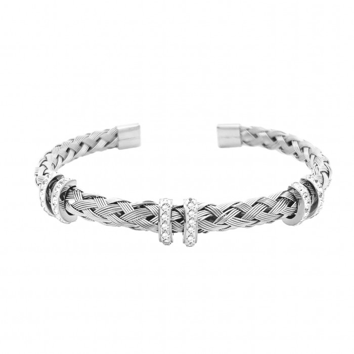 BRACCIALE RIGIDO CON STRASS - HDX2292D838