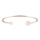 BRACCIALE INIZIALE SEMIRIGIDO REGOLABILE CON STRASS - JN201224464C34 ROSA