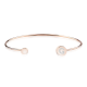 BRACCIALE INIZIALE SEMIRIGIDO REGOLABILE CON STRASS - JN201224464C34 ROSA