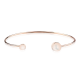 BRACCIALE INIZIALE SEMIRIGIDO REGOLABILE CON STRASS - JN201224464C34 ROSA