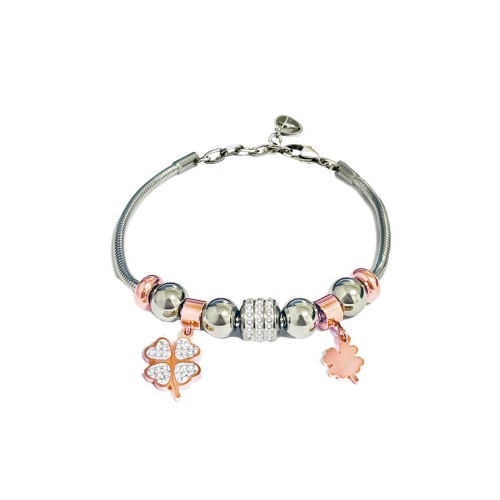 BRACCIALE  CON CHARMS QUADRIFOGLIO - JN2131668B29