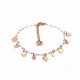 BRACCIALE PERLINE E CHARMS CUORI - JN2161704C25