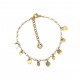 BRACCIALE PERLINE E CHARMS CUORI - JN2161704C25