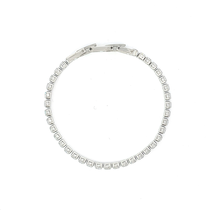 BRACCIALE TENNIS CON ZIRCONIA 3mm - JN21927736CD17