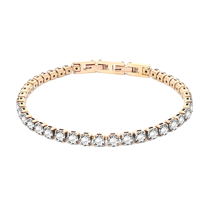 BRACCIALE TENNIS CON ZIRCONIA 3mm - JN21927736CD17