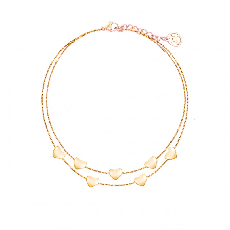 BRACCIALE DOPPIO FILO CON CUORE - JN219168C98