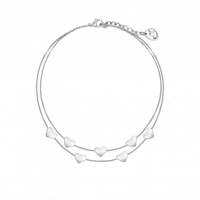 BRACCIALE DOPPIO FILO CON CUORE - JN219168C98