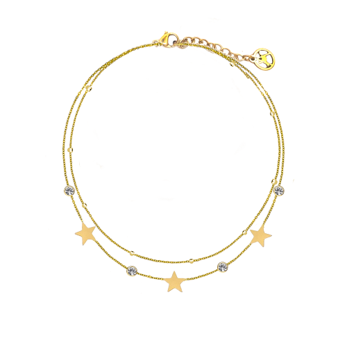 BRACCIALE DOPPIO FILO CON STELLA - JN223968C23